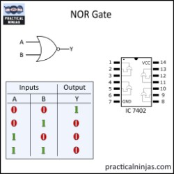 NOR - also the universal gate